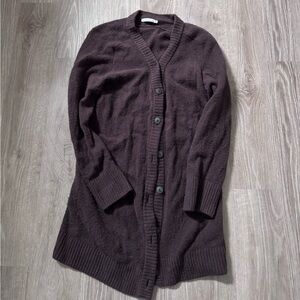 Abercrombie & Fitch Dark Brown Cardigan Sweater